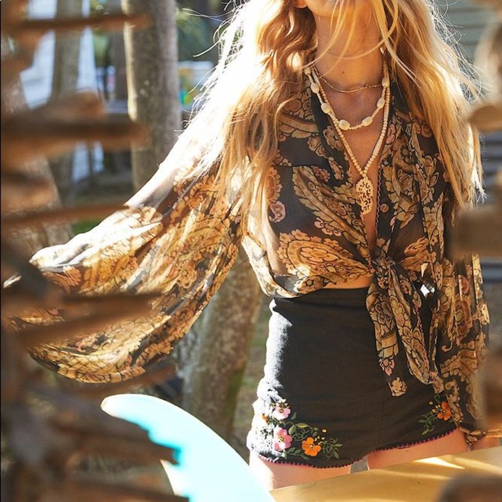 Till The Morning Comes Silk Blouse